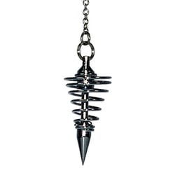 Pendule Spirale Chromé Petit Modèle
