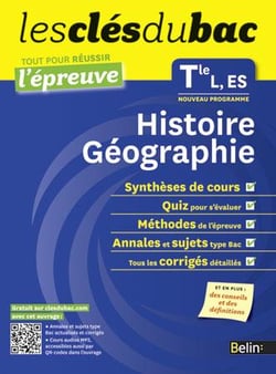 LES CLES DU BAC : réussir l'examen - histoire-géographie - terminale L, ES