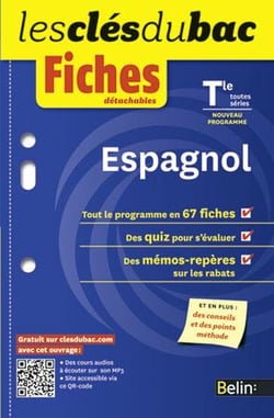 LES CLES DU BAC : espagnol - terminale - fiches