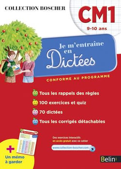 Je m'entraîne en dictée - CM1