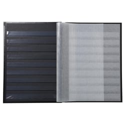 Albums timbres Simili cuir rouge - 32 pages - 22.5x30.5cm