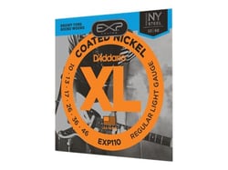 D'Addario EXP - Cordes pour guitare électrique - acier nickelé - .010 / .013 / .017 / .026 / .036 / .046, lumière régulière