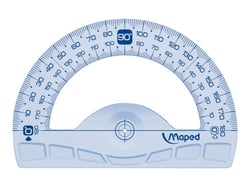 Rapporteur 180° base 12cm incassable flex