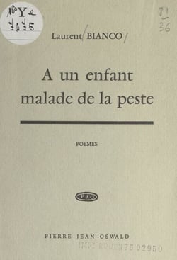 À un enfant malade de la peste