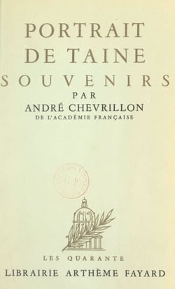 Portrait de Taine - Souvenirs