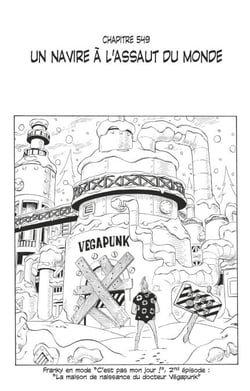 One Piece édition originale - Chapitre 549 - Un navire à l'assaut du monde