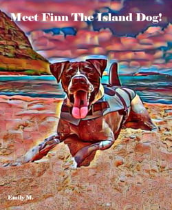 Tex &amp; Friends: Meet Finn The Island Dog! - Art Deco Style