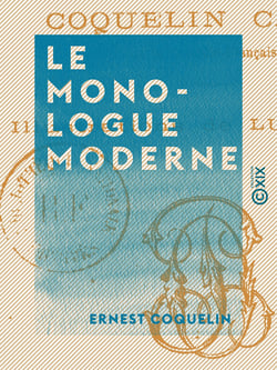 Le Monologue moderne