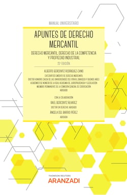 Apuntes de Derecho Mercantil - Derecho Mercantil, Derecho de la Competencia y Propiedad Industrial