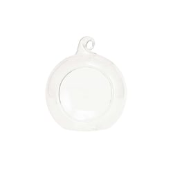 Suspension boule en verre avec trou  - Hauteur 8 cm - Cultura Collection - Botanique nature
