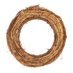 Couronne de porte - 30 cm - osier naturel