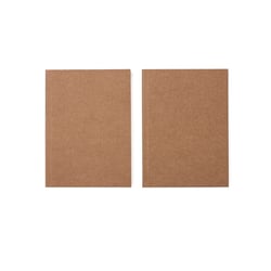 2 carnets kraft - 13 x 18 cm