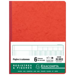 Carnet Exacompta - 32x25cm - 80 pages - Couleurs assorties