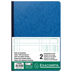 Piqure 29,7x21cm a tete paresseuse 2 colonnes sur 1 page 34 lignes 80pages