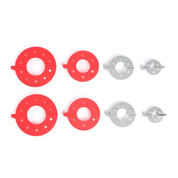 Lot de 4 faiseurs de pompons Créalia