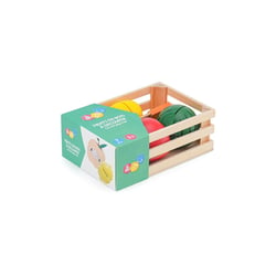 6 fruits à découper en bois - Cultura