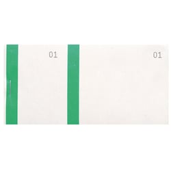 Exacompta – Bloc vendeur à bande couleur verte – 100 feuillets – Double numérotage – 6,6 × 13,5 cm