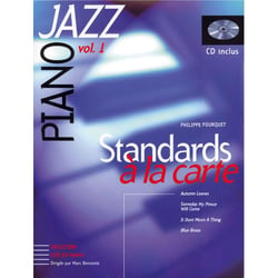 PIANO JAZZ VOL 1 STANDARDS A LA CARTE AVEC CD