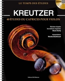 Le Temps des Études Kreutzer + CD