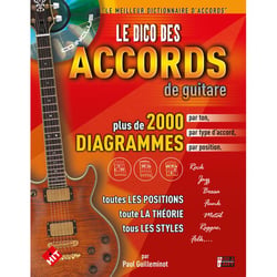 Le dico des accords de guitare - Méthode de Guitare - Partition