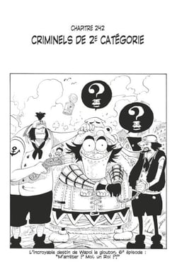 One Piece édition originale - Chapitre 242 - Criminels de 2e catégorie
