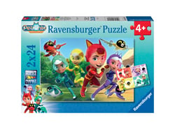 Puzzles 2x24 pièces - Les défenseurs des animaux / Petronix Defenders