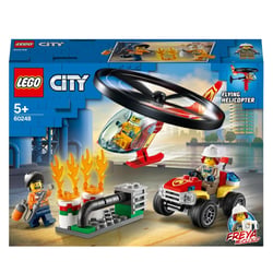 L'intervention de l'hélicoptère des pompiers - LEGO® City - 60248