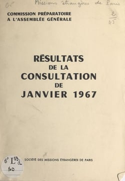 Commission préparatoire à l'assemblée générale - Résultats de la consultation de janvier 1967