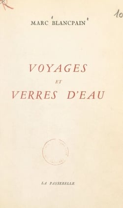 Voyages et verres d'eau