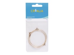 4 pendentifs ronds Ø 5 cm  Créalia - Doré