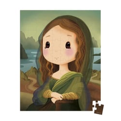 Puzzle 100 pièces - Janod - Inspired by Leonardo Da Vinci