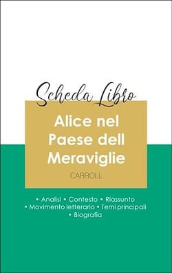 Scheda libro Alice nel Paese dell Meraviglie (analisi letteraria di riferimento e riassunto completo)