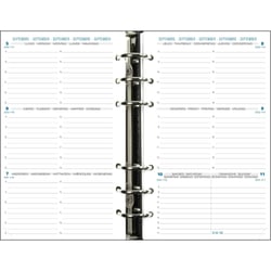 Recharge pour agenda scolaire semainier 2026/2027 Exacompta - 10,5 x 17,2 cm - Exatime 17