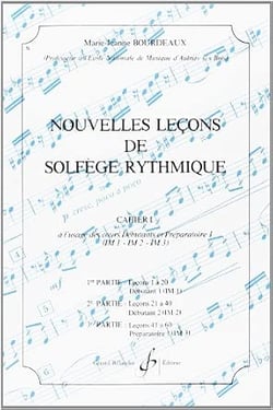 Nouvelles leçons de solfège rythmique. Volume 1 - méthode Solfège