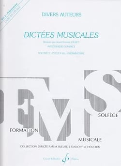 Dictées musicales Volume 2 - Élève avec CD - méthode