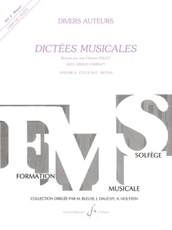 Dictées Musicales Volume 4 - Élève (+CD) - méthode