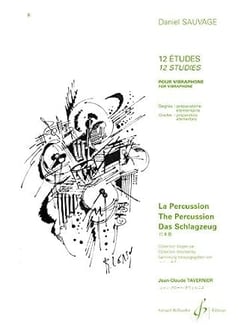 12 études pour vibraphone - méthode