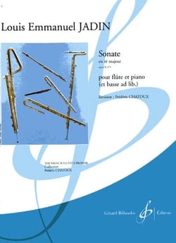 Sonate en ré majeur, op.X n° 1 - Flûté traversière