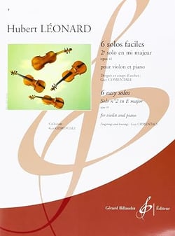 6 Solos faciles, op. 41. 2e solo en mi majeur - Partition  - débutant