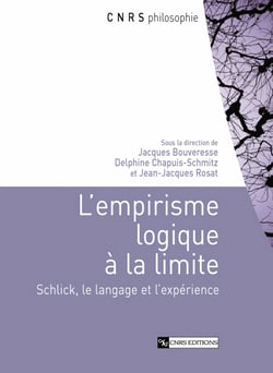 L’empirisme logique à la limite - Schlick, le langage et l’expérience
