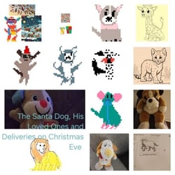 The Santa Dog, His Loved Ones and Deliveries on Christmas Eve