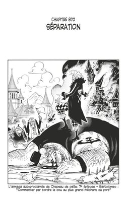 One Piece édition originale - Chapitre 870 - Séparation
