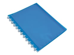 1 porte-vues A4 personnalisable - 40 vues - Polypro - Elba - Coloris assortis