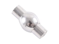 1 fermoir aimanté de 5 mm  - Argent - Créalia