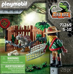 Playmobil® - Bébé spinosaure et combattant - 71265 - Playmobil® Dino Rise
