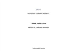 Thomas Morus, Utopia