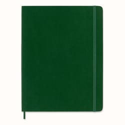 Carnet - 19 x 25 cm - Moleskine - Pages unies - Vert mythe