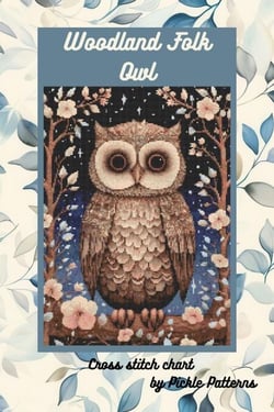 Woodland Folk - Owl - Woodland Folk Cross Stitch