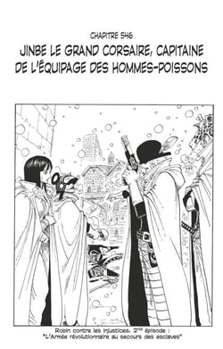 One Piece édition originale - Chapitre 546 - Jinbe le grand corsaire, capitaine de l'équipage des hommes-poissons
