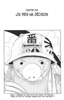 One Piece édition originale - Chapitre 330 - J'ai pris ma décision